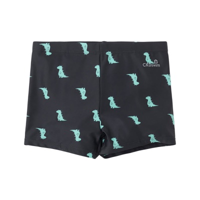 Плавки детские Crockid ТК 19010/1н ФВ черное дерево зеленые динозавры 01